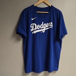 Nike Royal Blue Dodgers Tee XL FREEMAN #5